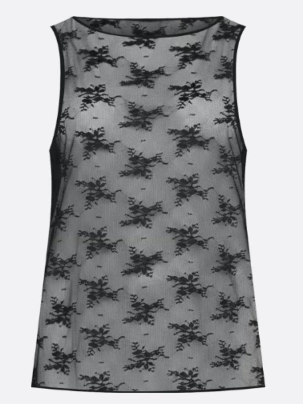 Torrid Mesh Lace Tank Top Size 1 - Picture 1 of 13